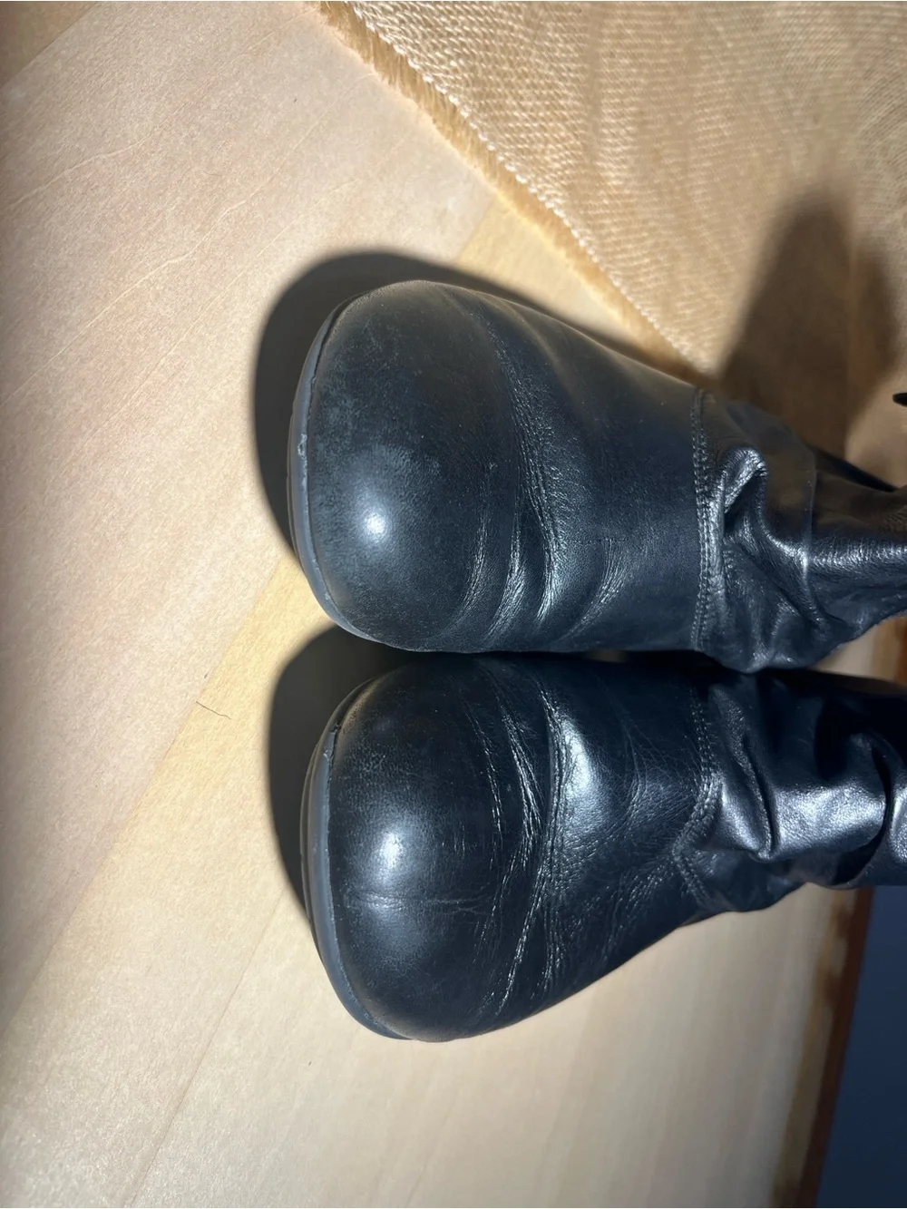 Josef Seibel Naly 24 Black Leather Slouchie Ankle Boot with Dual Zipper size 39